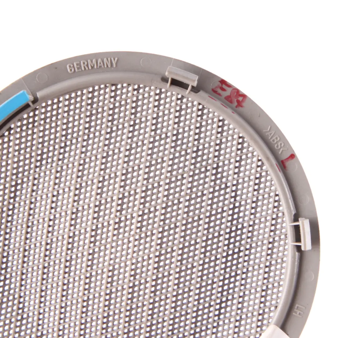 BMW E87 Tapa Embellecedor Tarjeta Puerta Altavoz Alaskagrey Delantero Izquierdo - SKU 7133337 - Número de pieza 7133337