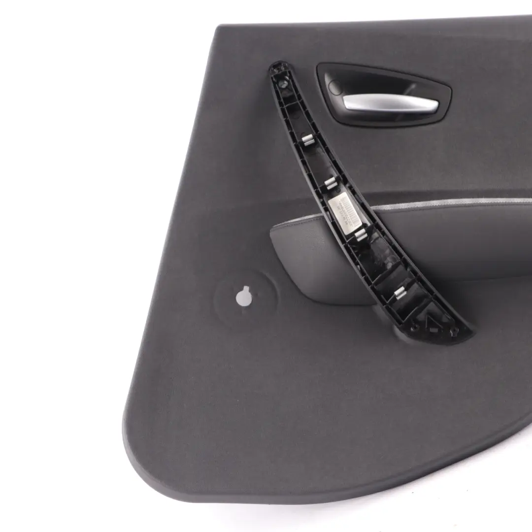 Door Card Rear Right O/S Trim Panel Black to BMW E87 with Part number 7133352 BMW E87 Door Card Rear Right O/S Trim Panel Black - SKU 7133352-4 - Part number 7133352