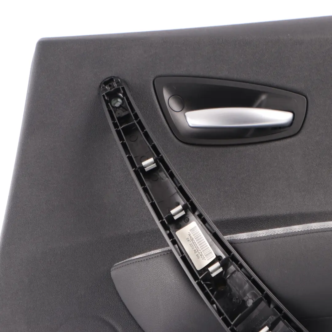 Door Card Rear Right O/S Trim Panel Black to BMW E87 with Part number 7133352 BMW E87 Door Card Rear Right O/S Trim Panel Black - SKU 7133352-4 - Part number 7133352
