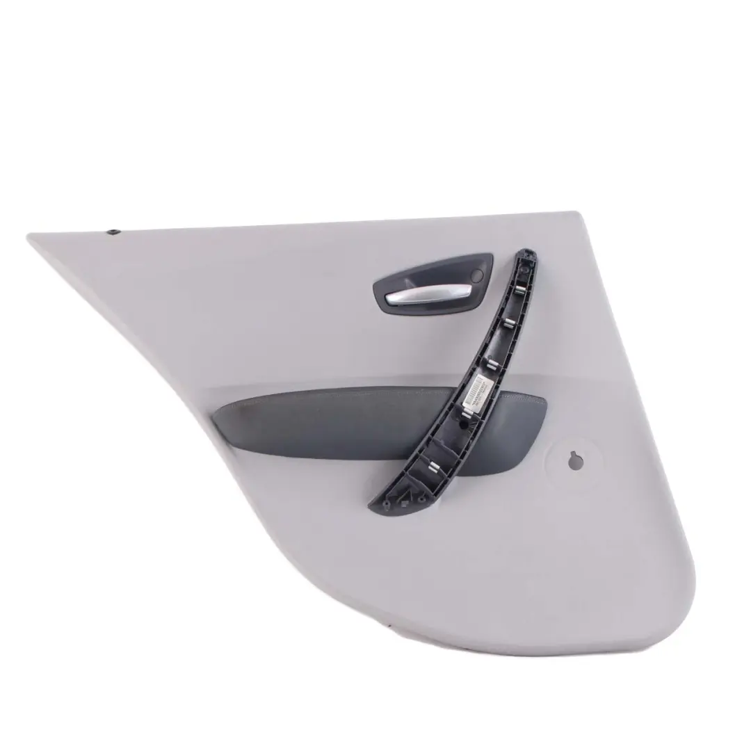 Panneau garniture carte porte arrière gauche cuir Réseau gris Alaskagrau pour BMW E87 à propos du numéro de pièce 7133353 BMW E87 Panneau garniture carte porte arrière gauche cuir Réseau gris Alaskagrau - SKU 7133353-3 - Numéro de pièce 7133353