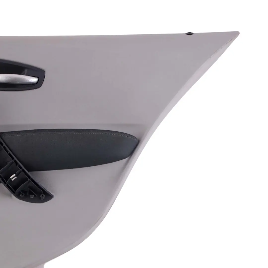 BMW 1 E87 Rear Right O/S Door Card Trim Panel Leather Alaskagrau Grey Network - SKU 7133354-3 - Part number 7133354