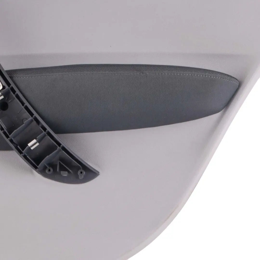 BMW 1 E87 Rear Right O/S Door Card Trim Panel Leather Alaskagrau Grey Network - SKU 7133354-3 - Part number 7133354