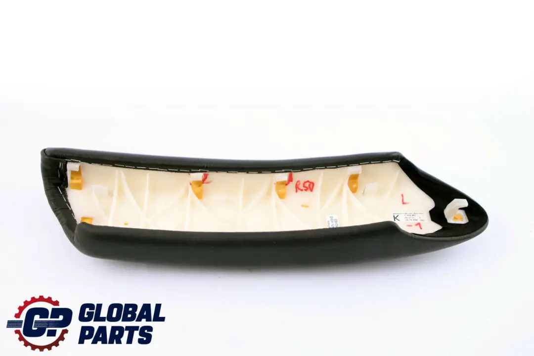 Armrest Leather Door Trim Left Panel N/S Black to Mini R50 R52 with Part number 7133507 Mini R50 R52 Armrest Leather Door Trim Left Panel N/S Black - SKU 7133507-1 - Part number 7133507