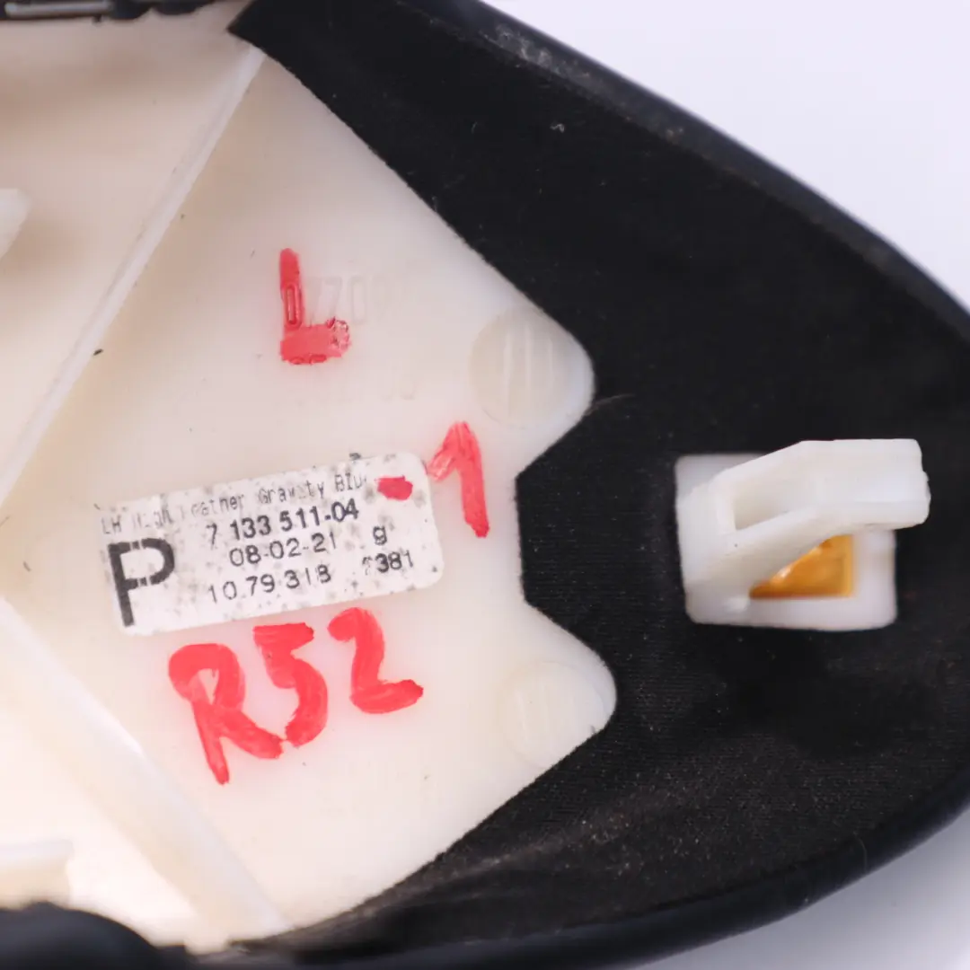 Podłokietnik Lewy Przedni Czarna Skóra do Mini R52 o numerze 7133511 Mini R52 Podłokietnik Lewy Przedni Czarna Skóra - SKU 7133511-1 - Numer Części 7133511