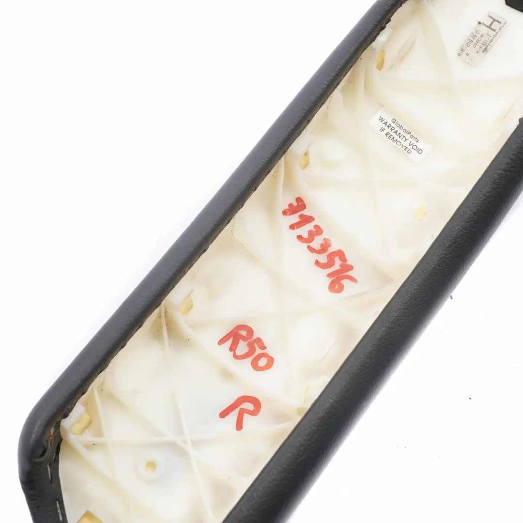 Bracciolo Porta Mini R50 R52 R53 Rivestimento Vinile Pannello Destro Panther per con numero di parte 7133516 Bracciolo Porta Mini R50 R52 R53 Rivestimento Vinile Pannello Destro Panther - SKU 7133516 - Numero di parte 7133516