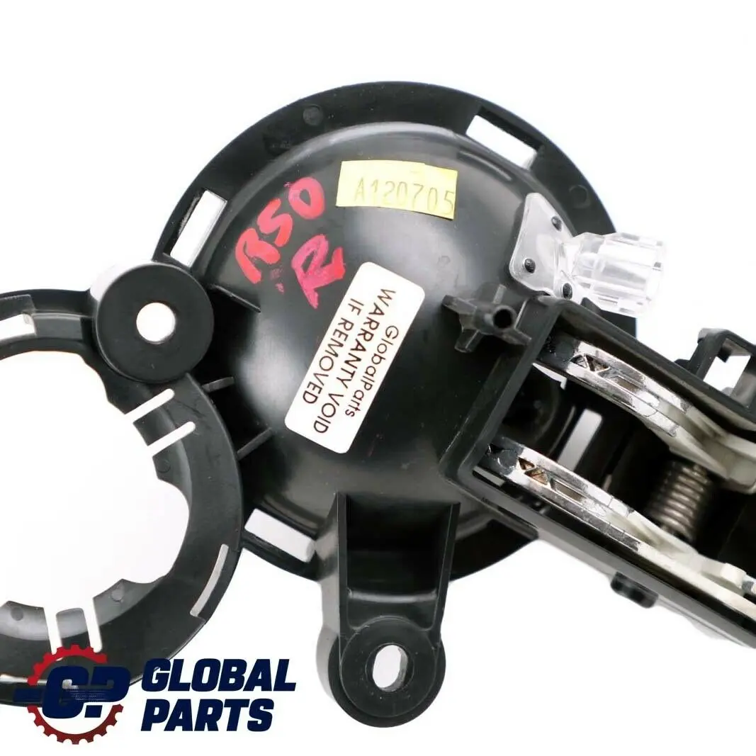 Manija De Puerta Interior Cromada Derecha para Mini Cooper R50 R52 R53 con número de pieza 7133518 Mini Cooper R50 R52 R53 Manija De Puerta Interior Cromada Derecha - SKU 7133518 - Número de pieza 7133518