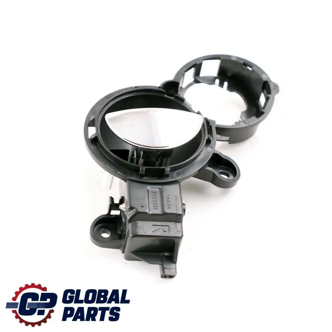 Door Handle Inside Chrome O/S Right to Mini Cooper R50 R52 R53 with Part number 7133518 Mini Cooper R50 R52 R53 Door Handle Inside Chrome O/S Right - SKU 7133518 - Part number 7133518