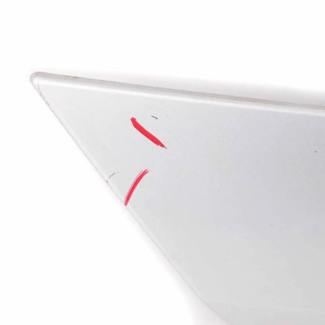 BMW E65 E66 Boot Trunk Lid Finisher Trim Barberarot Titan Silver Metallic - 354 - SKU 7133637-TS - Part number 7133637