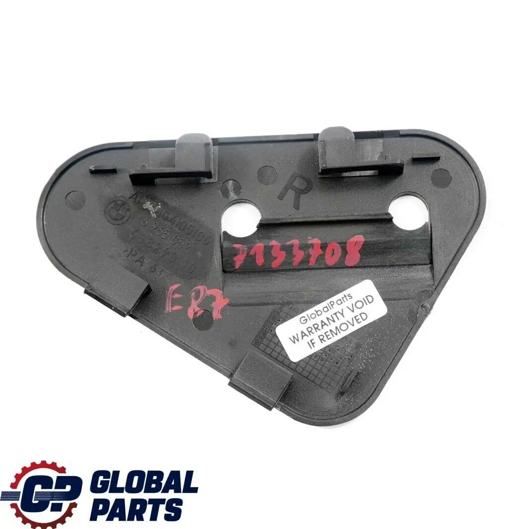 BMW 1 3 E81 E87 E91 Rear Right O/S Boot Trunk Seat-Back Clip Cover 6965052 - SKU 7133708 - Part number 7133708