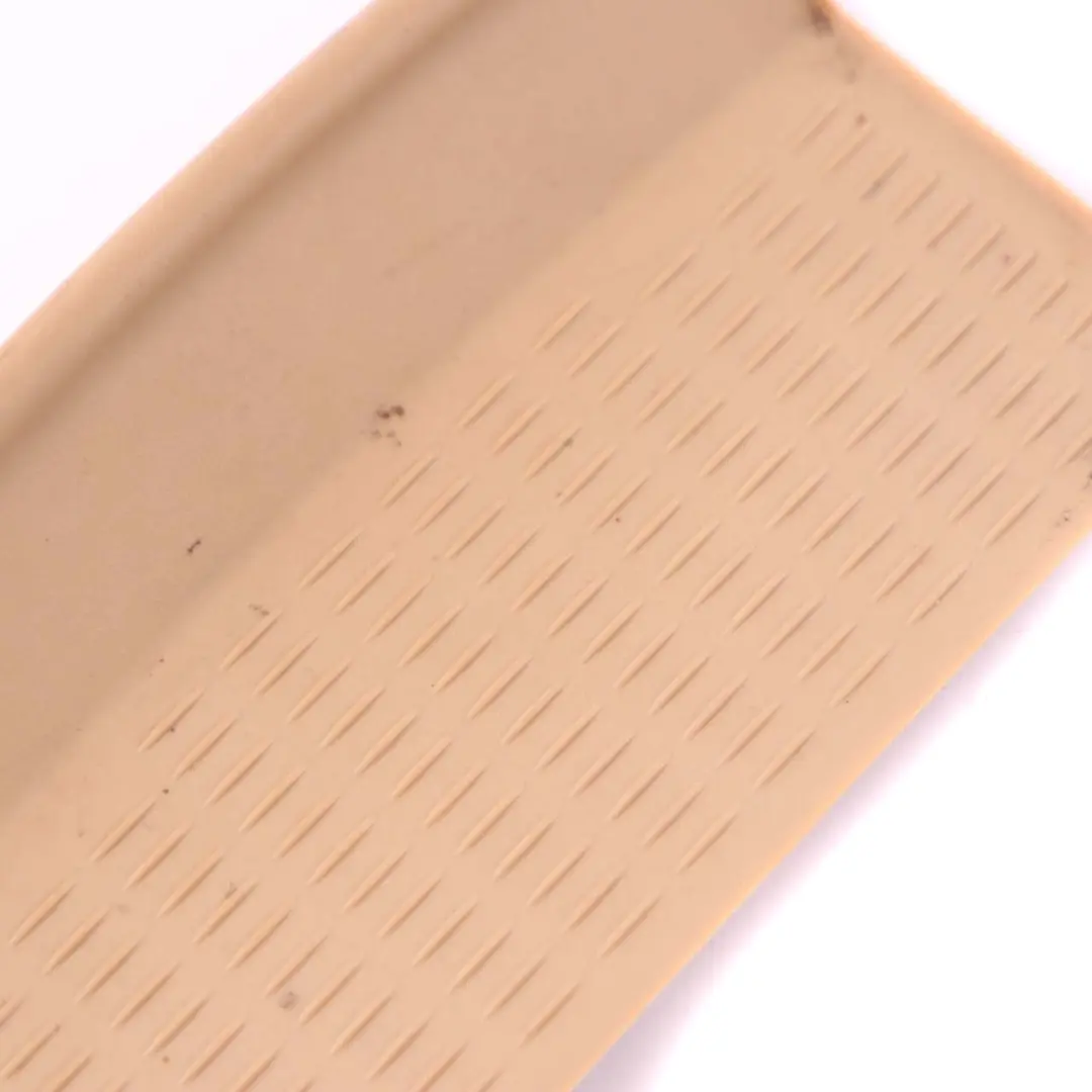 BMW 5 E60 E61 Console Centrale Plateau de Rangement en Caoutchouc Mat Beige - SKU 7133776 - Numéro de pièce 7133776