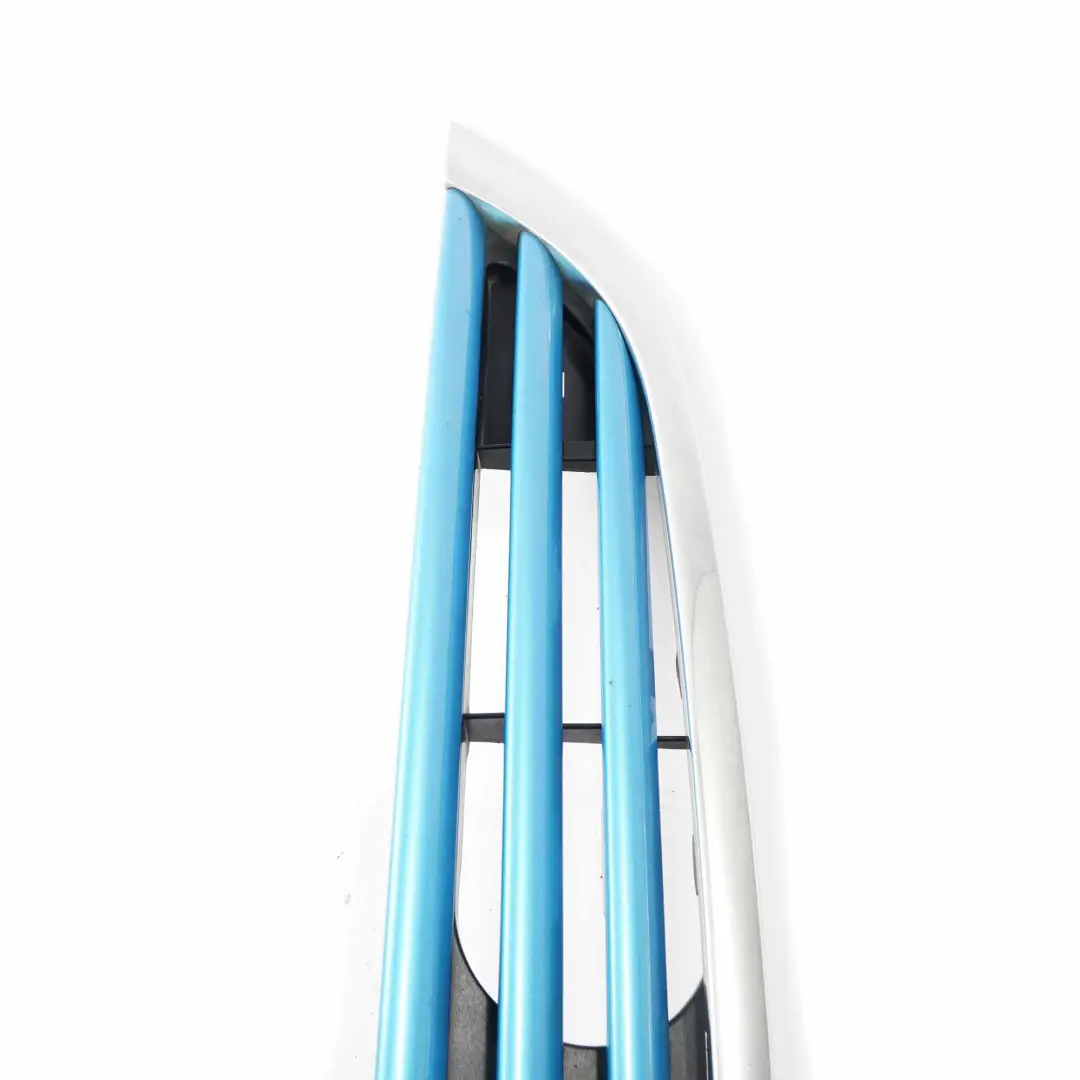Front Bonnet Bumper Chrome Gille Cover Electric Blue 870 to Mini Cooper R50 R52 with Part number 7133847 Mini Cooper R50 R52 Front Bonnet Bumper Chrome Gille Cover Electric Blue 870 - SKU 7133847-ELB1 - Part number 7133847