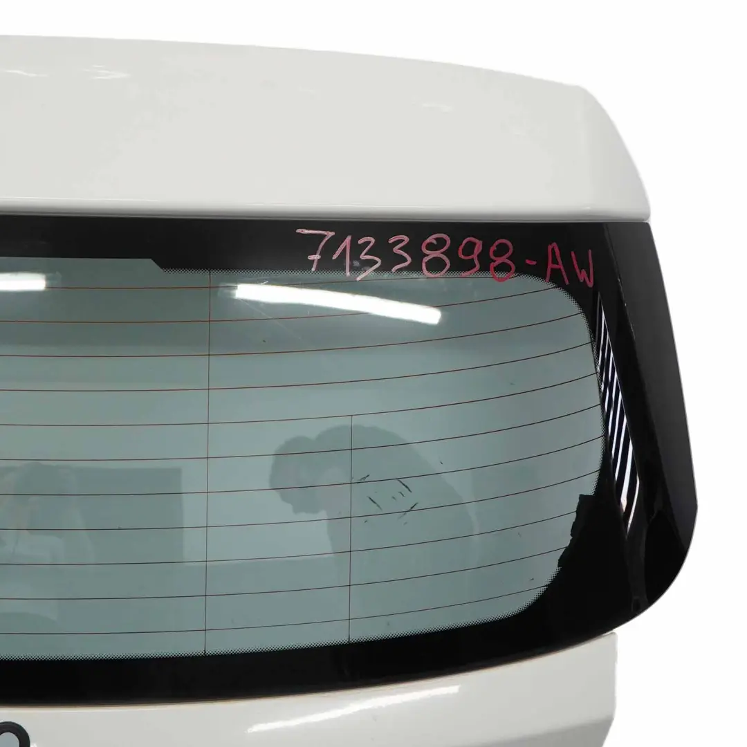 BMW E81 E87 Boot Trunk Lid Tailgate Boot Lid Alpinweiss 3 Alpine White - 300 - SKU 7133898-AW - Part number 7133898