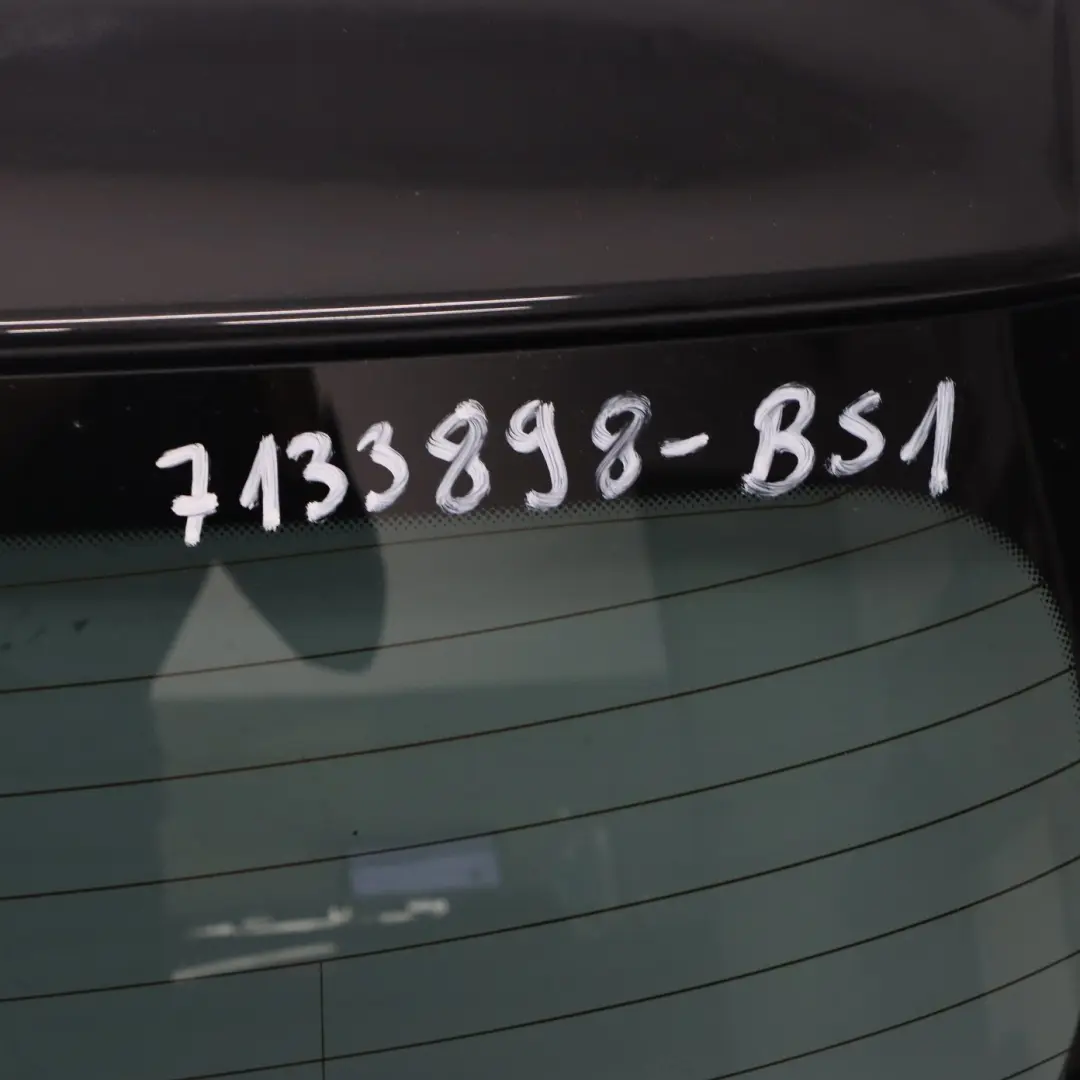 Trunk Lid Tailgate Boot Lid Black Sapphire Metallic - 475 to BMW E81 E87 with Part number 7133898 BMW E81 E87 Trunk Lid Tailgate Boot Lid Black Sapphire Metallic - 475 - SKU 7133898-BS1 - Part number 7133898