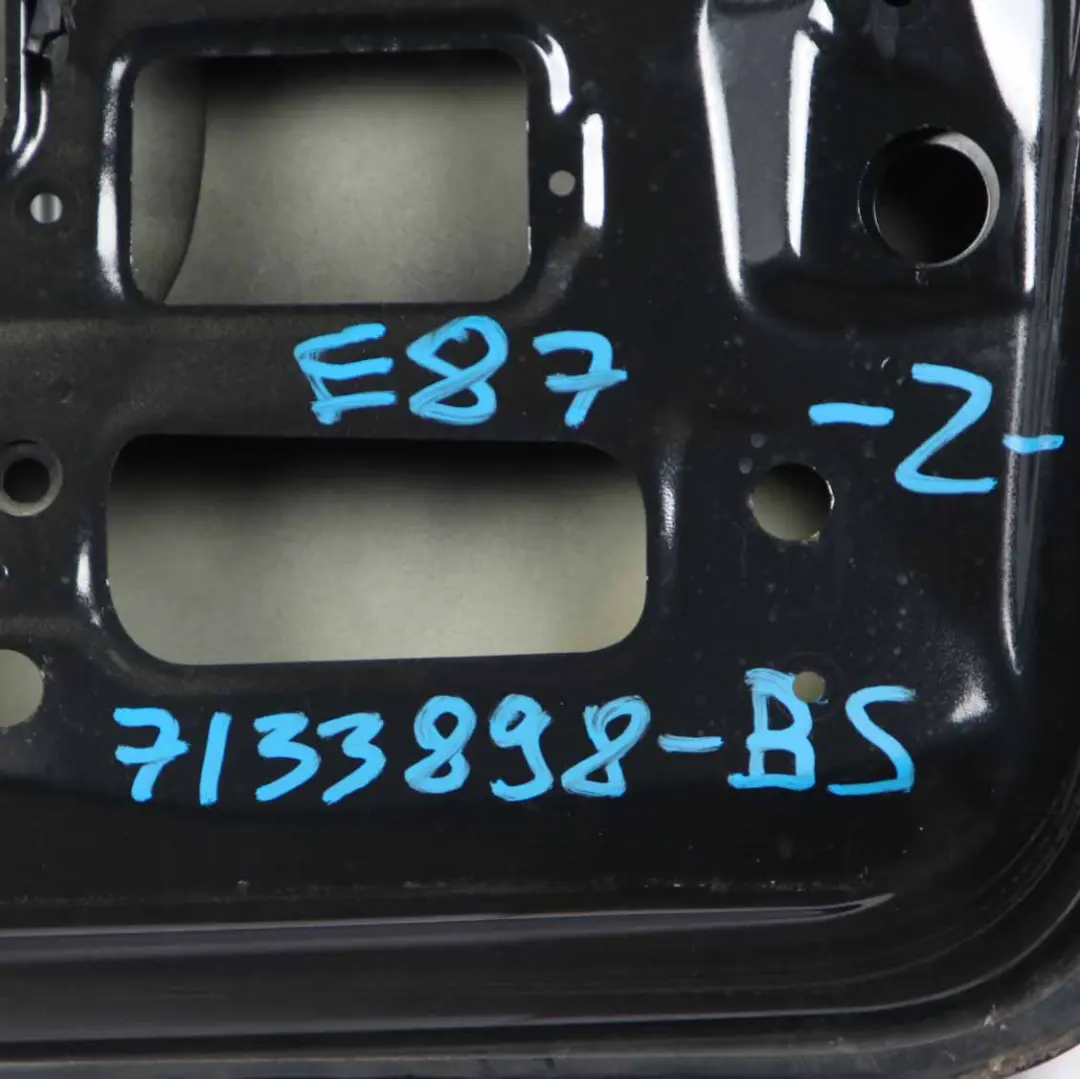 BMW E81 E87 Klapa Bagażnika Black Sapphire - 475 - SKU 7133898-BS2 - Numer Części 7133898