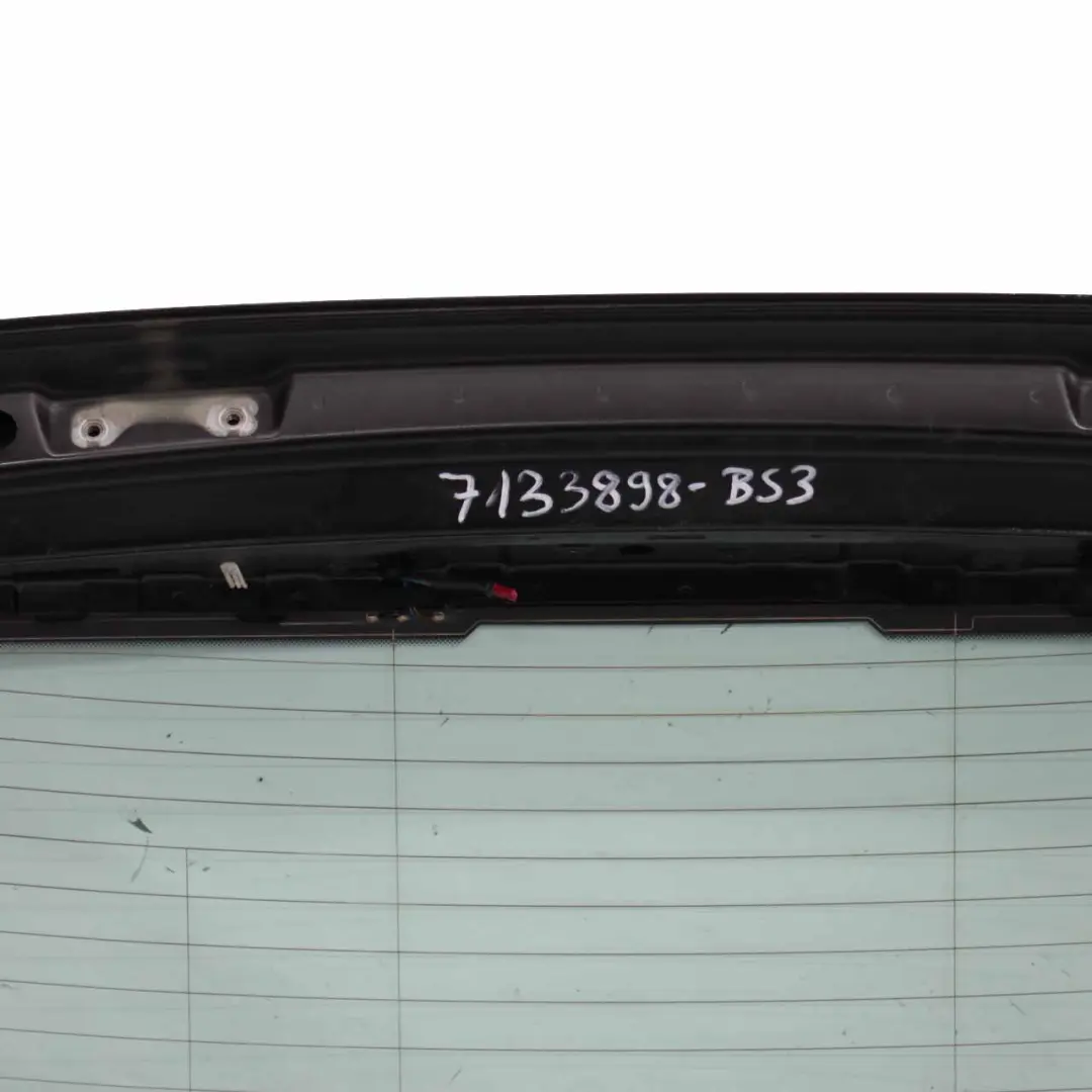 Trunk Lid Tailgate Boot Lid Black Sapphire - 475 to BMW E81 E87 with Part number 7133898 BMW E81 E87 Trunk Lid Tailgate Boot Lid Black Sapphire - 475 - SKU 7133898-BS3 - Part number 7133898