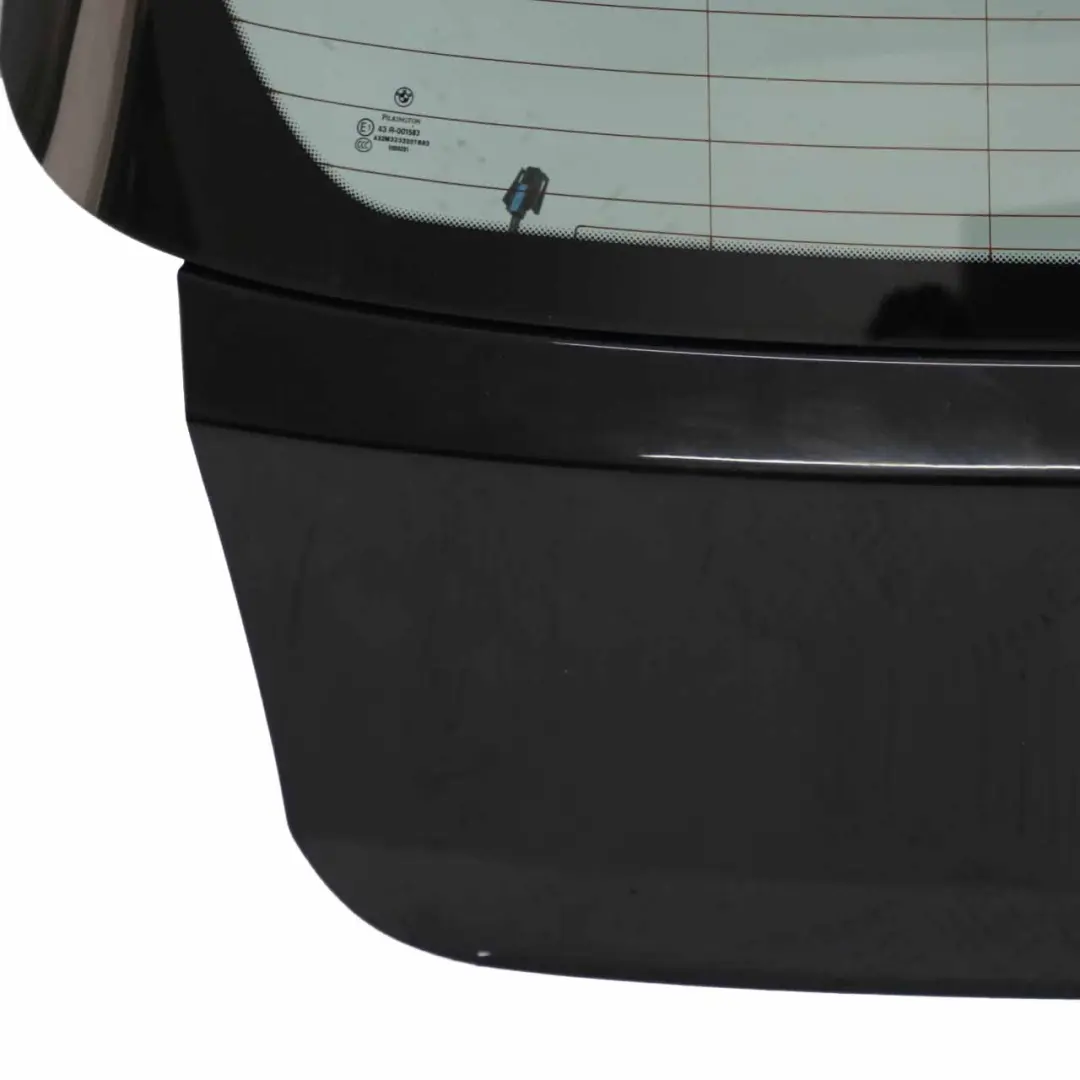 BMW E81 E87 Trunk Lid Tailgate Boot Lid Black Sapphire - 475 - SKU 7133898-BS3 - Part number 7133898