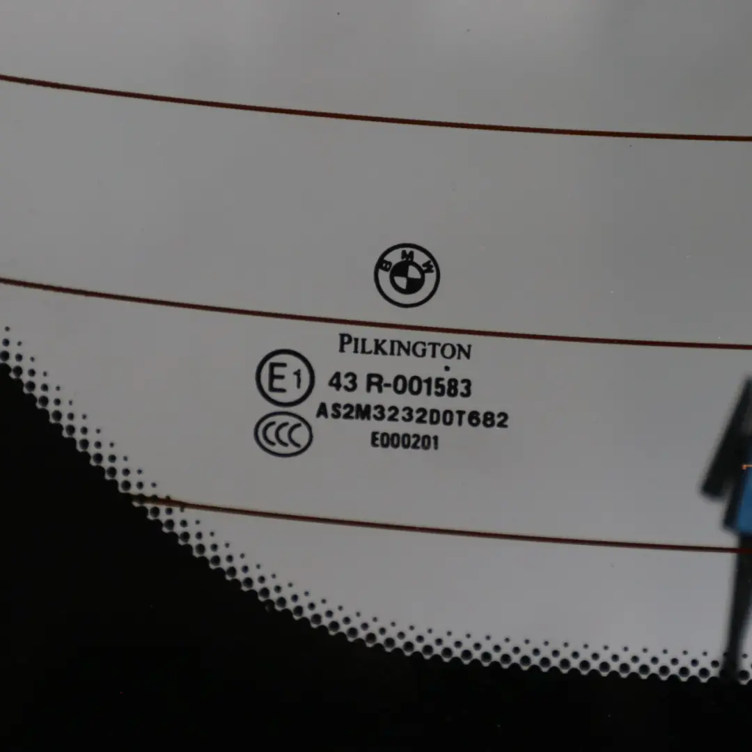 BMW E81 E87 Trunk Lid Tailgate Boot Lid Black Sapphire - 475 - SKU 7133898-BS3 - Part number 7133898