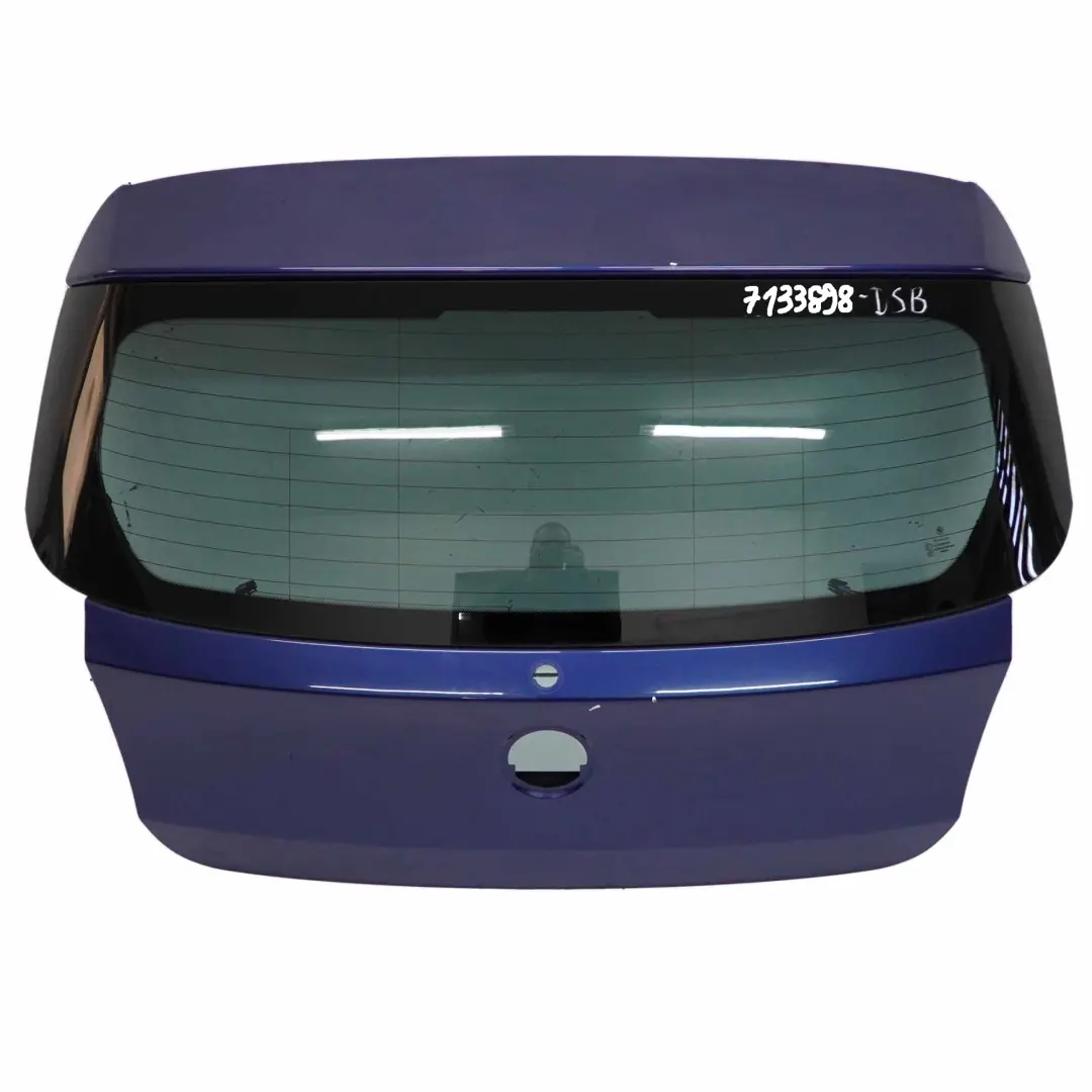 BMW E81 E87 Boot Trunk Lid Tailgate Tiefseeblau Deep Sea Blue Metallic - A76 - SKU 7133898-DSB - Part number 7133898