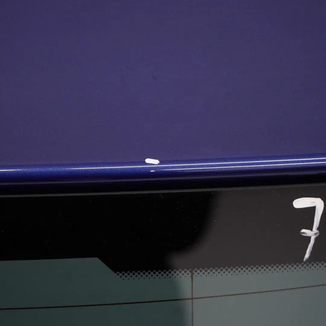 BMW E81 E87 Boot Trunk Lid Tailgate Tiefseeblau Deep Sea Blue Metallic - A76 - SKU 7133898-DSB - Part number 7133898