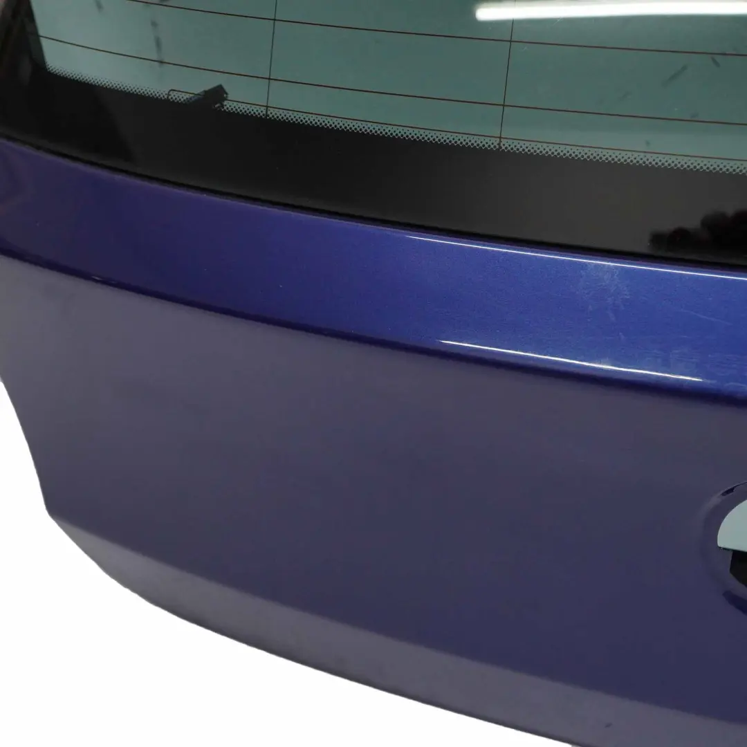 BMW E81 E87 Boot Trunk Lid Tailgate Tiefseeblau Deep Sea Blue Metallic - A76 - SKU 7133898-DSB - Part number 7133898