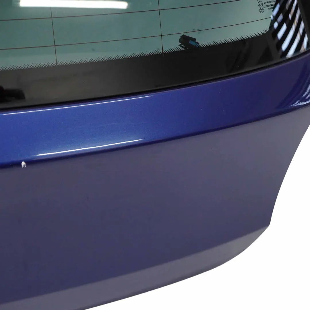 BMW E81 E87 Boot Trunk Lid Tailgate Tiefseeblau Deep Sea Blue Metallic - A76 - SKU 7133898-DSB - Part number 7133898