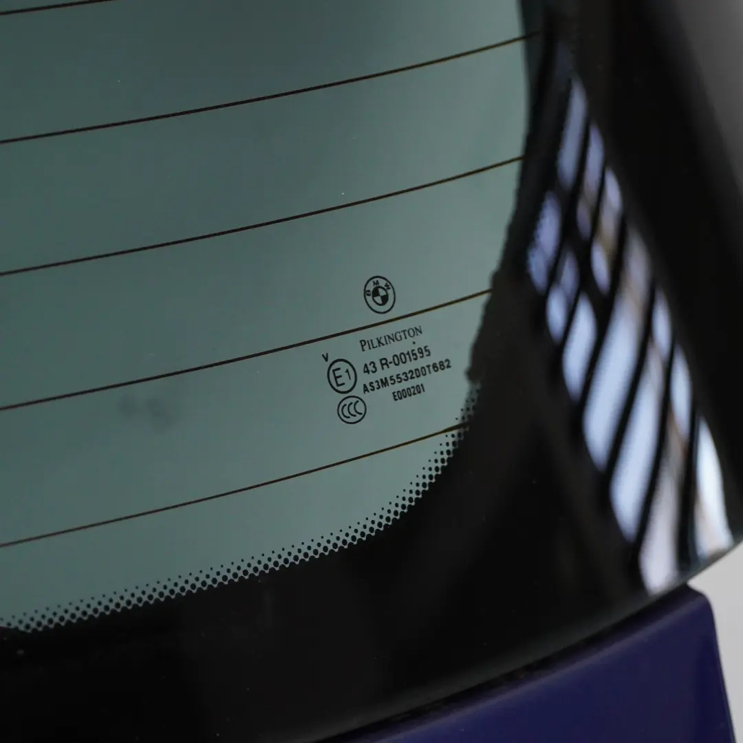 Boot Trunk Lid Tailgate Tiefseeblau Deep Sea Blue Metallic - A76 to BMW E81 E87 with Part number 7133898 BMW E81 E87 Boot Trunk Lid Tailgate Tiefseeblau Deep Sea Blue Metallic - A76 - SKU 7133898-DSB - Part number 7133898