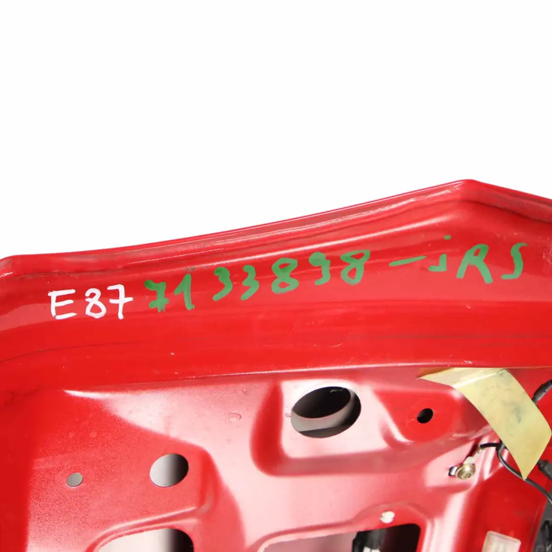 Trunk Lid Tailgate Boot Lid Japanrot Japan Red Rot - 438 to BMW E81 E87 with Part number 7133898 BMW E81 E87 Trunk Lid Tailgate Boot Lid Japanrot Japan Red Rot - 438 - SKU 7133898-JR5 - Part number 7133898