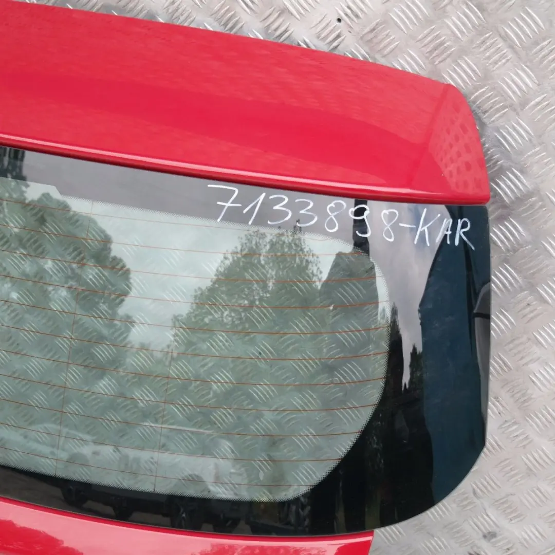 Trunk lid Tailgate Boot Lid Karmesinrot Red Rot - A61 to BMW 1 SERIES E81 E87 E87N with Part number 7133898-KAR BMW 1 SERIES E81 E87 E87N Trunk lid Tailgate Boot Lid Karmesinrot Red Rot - A61 - SKU 7133898-KAR - Part number 7133898-KAR