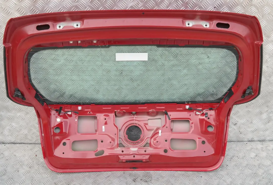  Genuine BMW 1 SERIES E81 E87 Trunk lid Tailgate Boot Lid Karmesinrot Red Rot A61 - SKU 7133898-KAR5 - Part number 41627133898