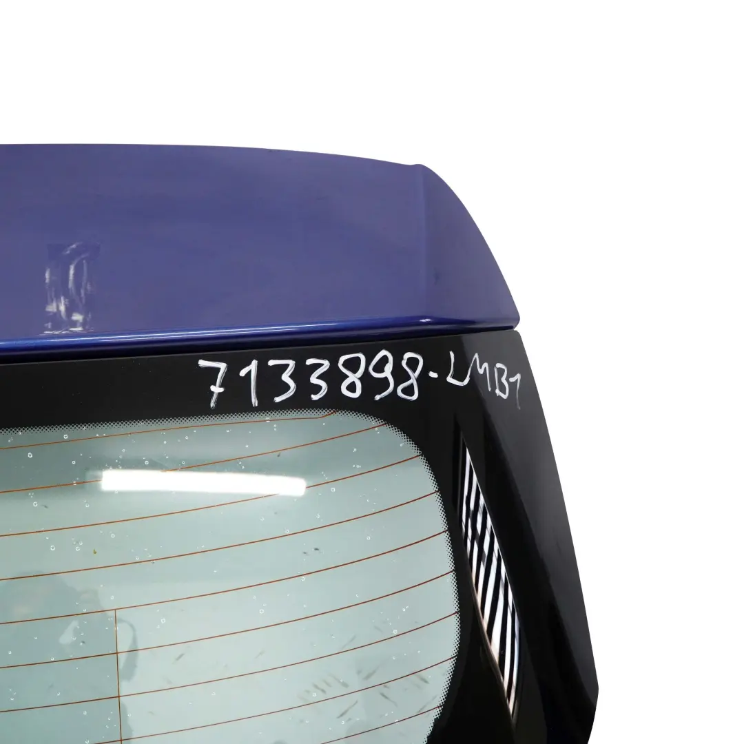 BMW 1 E81 E87 Trunk Lid Tailgate Boot Lid Le Mans Blau Blue Metallic - 381 - SKU 7133898-LMB1 - Part number 7133898