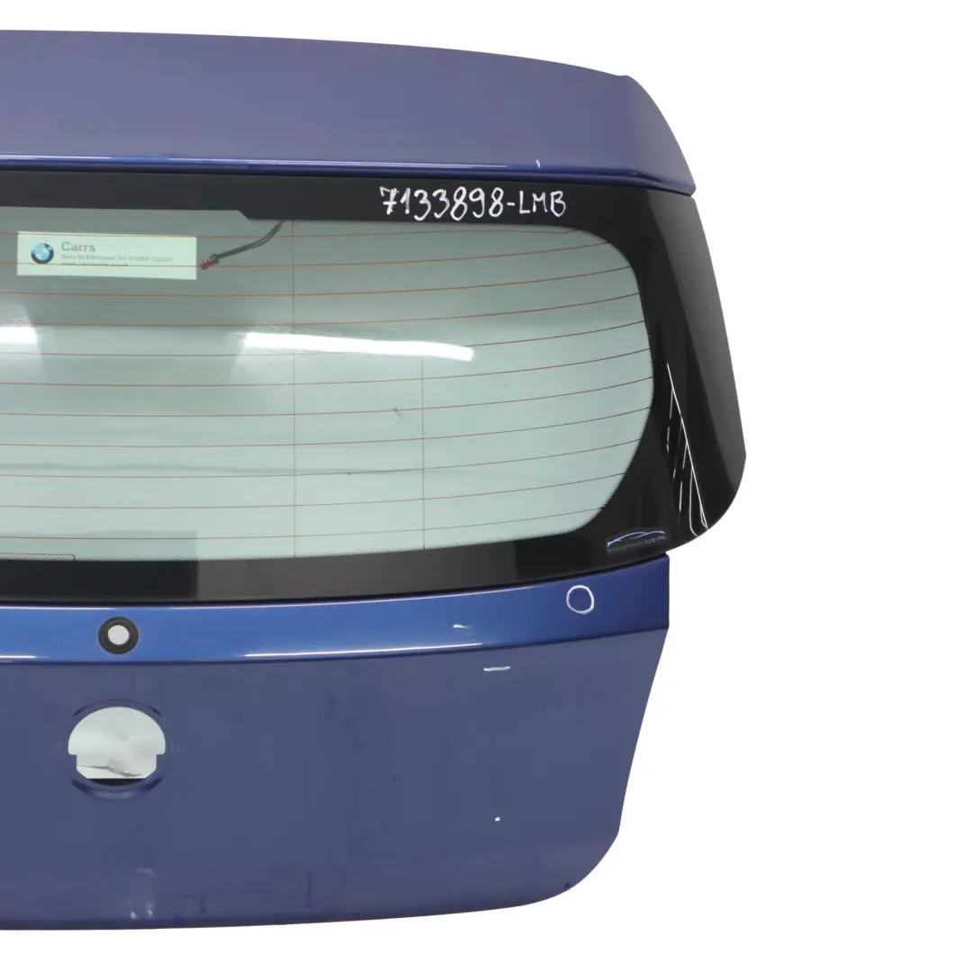 Trunk Lid Tailgate Boot Lid Le Mans Blue Metallic - 381 to BMW E81 E87 with Part number 7133898 BMW E81 E87 Trunk Lid Tailgate Boot Lid Le Mans Blue Metallic - 381 - SKU 7133898-LMB - Part number 7133898