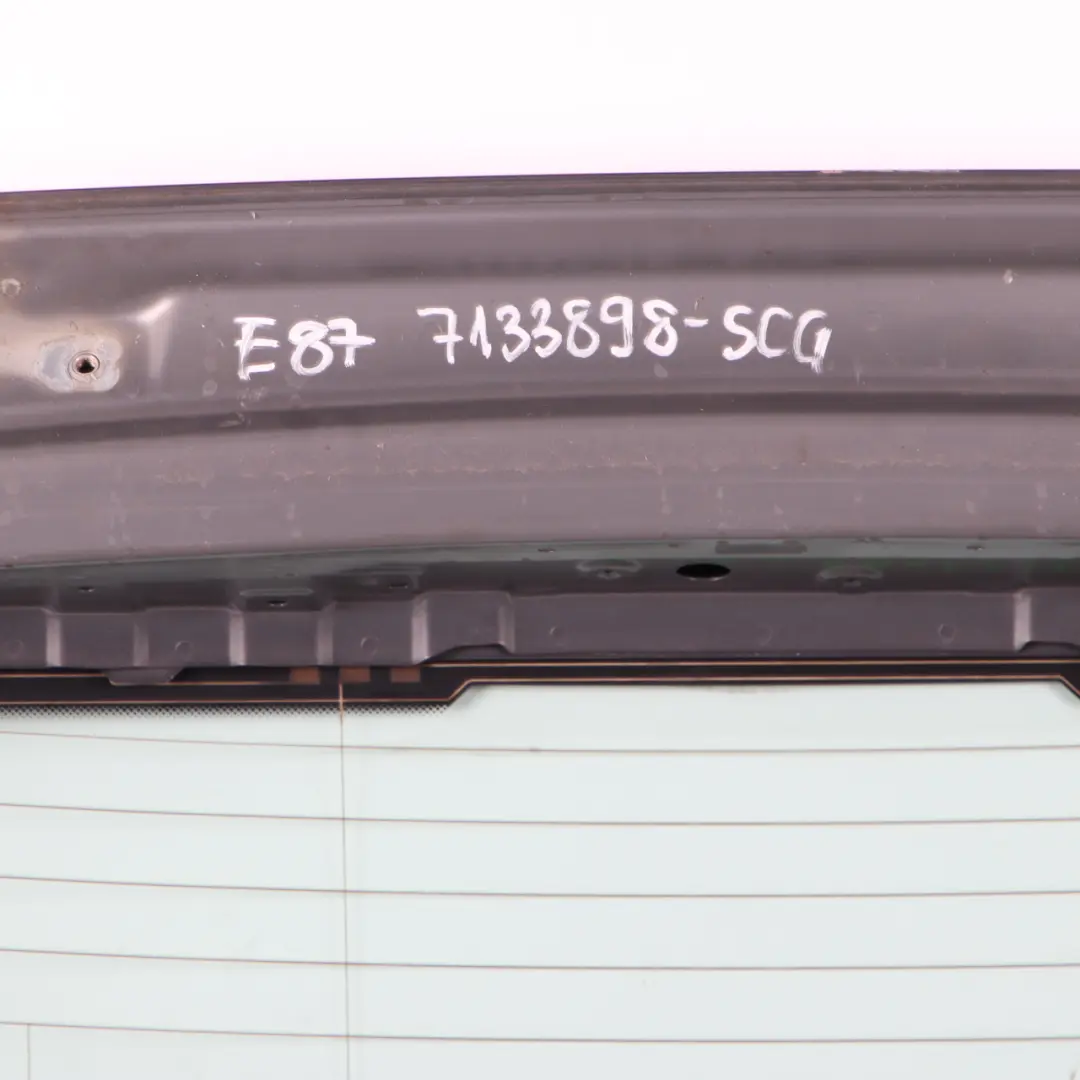 BMW E81 E87 Trunk Lid Tailgate Boot Lid Spacegrau Space Grey Metallic - A52 - SKU 7133898-SCG - Part number 7133898