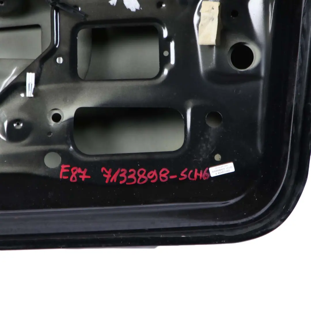 BMW 1 E81 E87 7 Trunk Lid Tailgate Boot Lid Black II Schwarz 2 - 668 - SKU 7133898-SCH7 - Part number 7133898