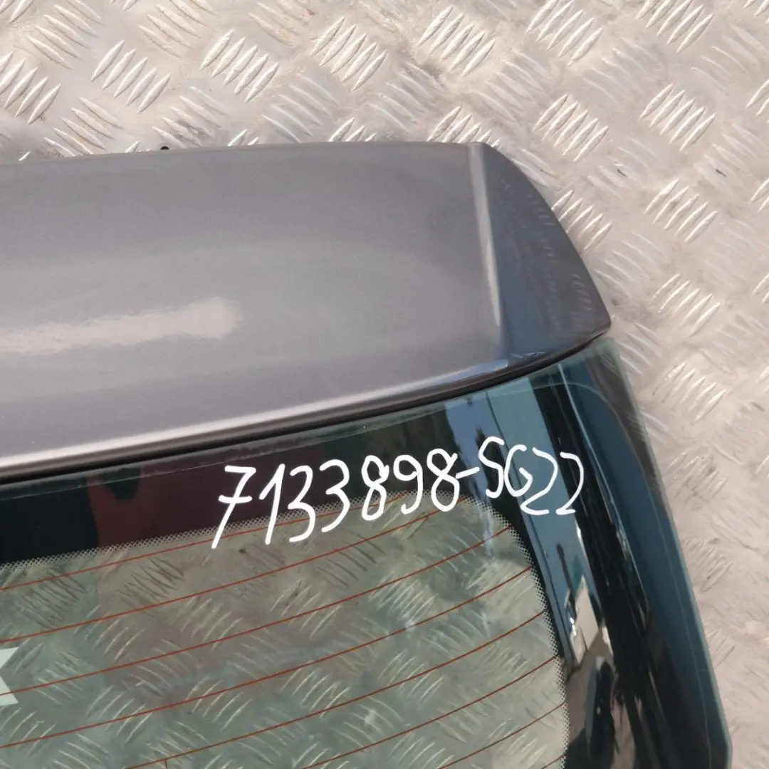 Genuine BMW 1 SERIES E81 E87 E87N Trunk Lid Tailgate Boot Lid Sparkling Graphite to with Part number 7133898 Genuine BMW 1 SERIES E81 E87 E87N Trunk Lid Tailgate Boot Lid Sparkling Graphite - SKU 7133898-SG22 - Part number 7133898