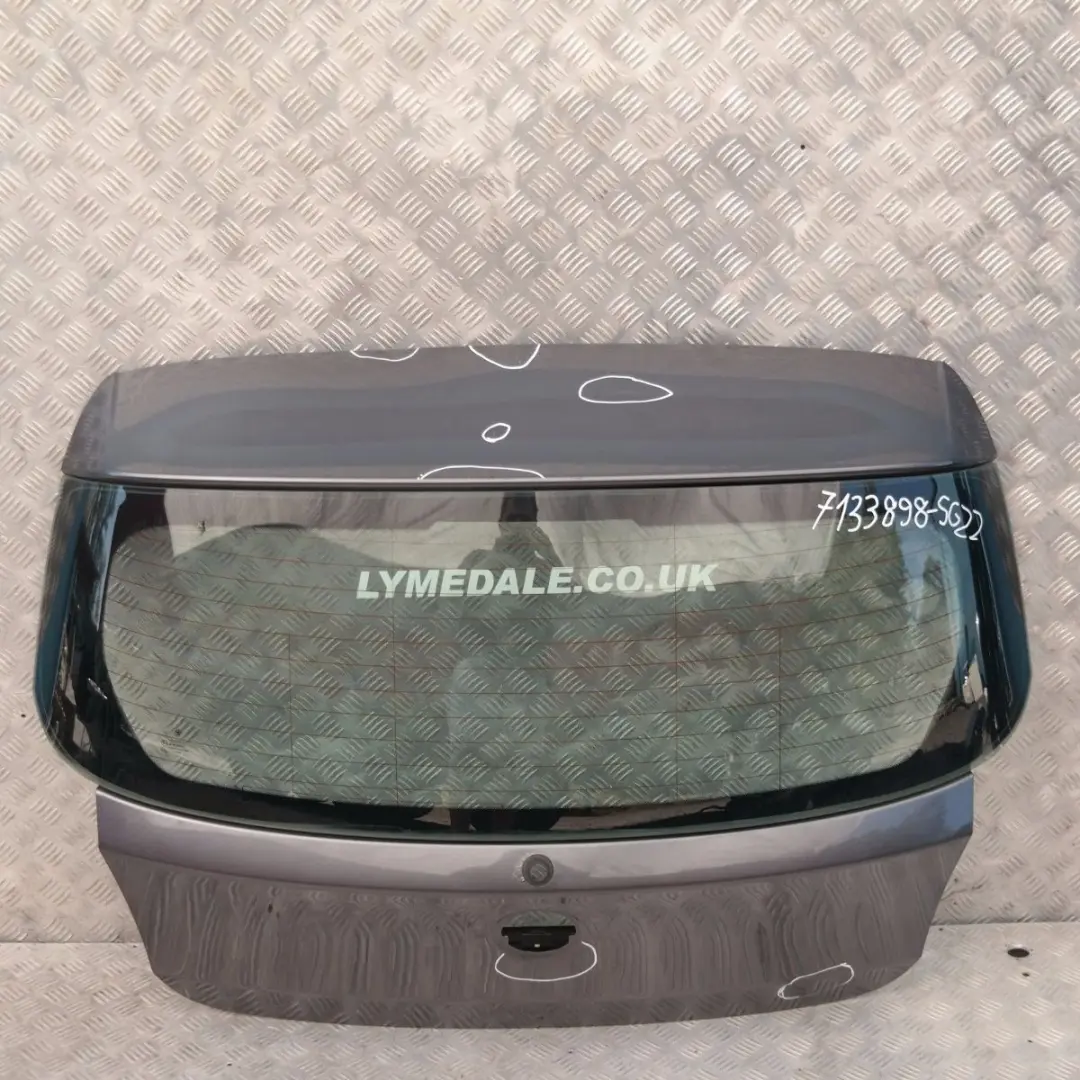 Genuine BMW 1 SERIES E81 E87 E87N Trunk Lid Tailgate Boot Lid Sparkling Graphite to with Part number 7133898 Genuine BMW 1 SERIES E81 E87 E87N Trunk Lid Tailgate Boot Lid Sparkling Graphite - SKU 7133898-SG22 - Part number 7133898