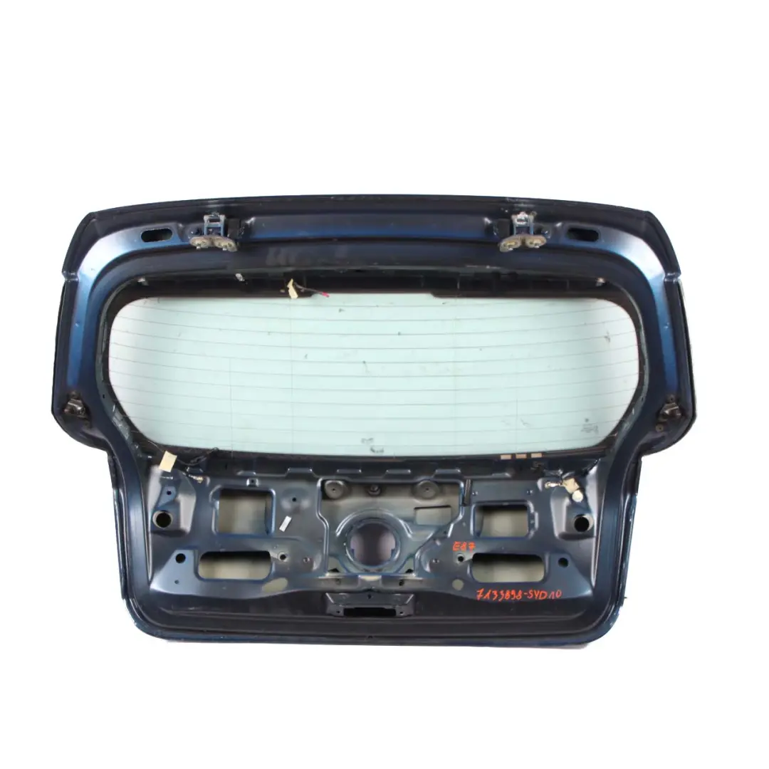 Trunk Lid Tailgate Boot Lid Sydneyblau Sydney Blue Metallic - A19 to BMW E81 E87 with Part number 7133898 BMW E81 E87 Trunk Lid Tailgate Boot Lid Sydneyblau Sydney Blue Metallic - A19 - SKU 7133898-SYD10 - Part number 7133898