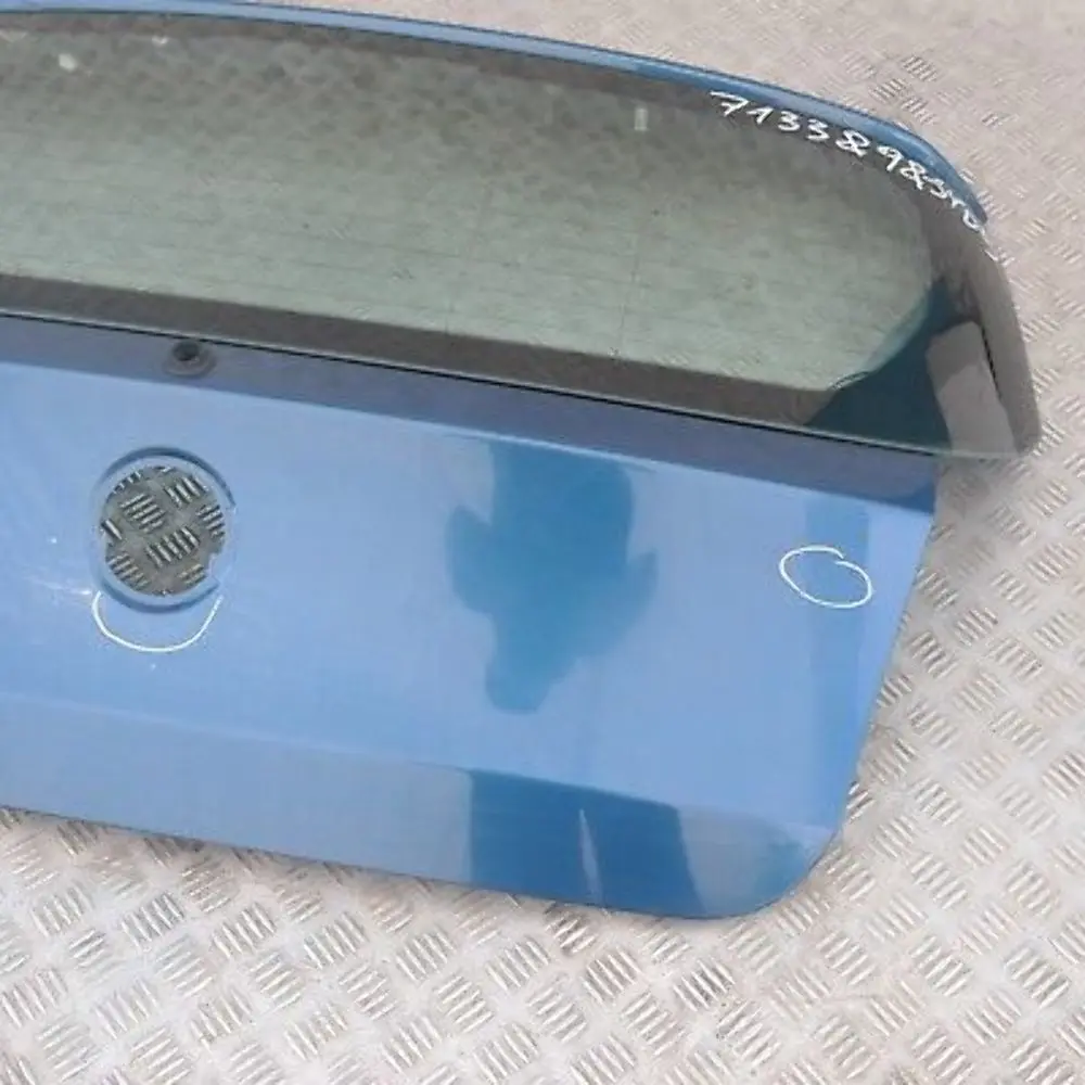 Genuine BMW 1 SERIES 5 E81 E87 E87N Trunk lid Tailgate Boot Lid Sydney Blau Blue to with Part number 7133898 Genuine BMW 1 SERIES 5 E81 E87 E87N Trunk lid Tailgate Boot Lid Sydney Blau Blue - SKU 7133898-SYD5 - Part number 7133898