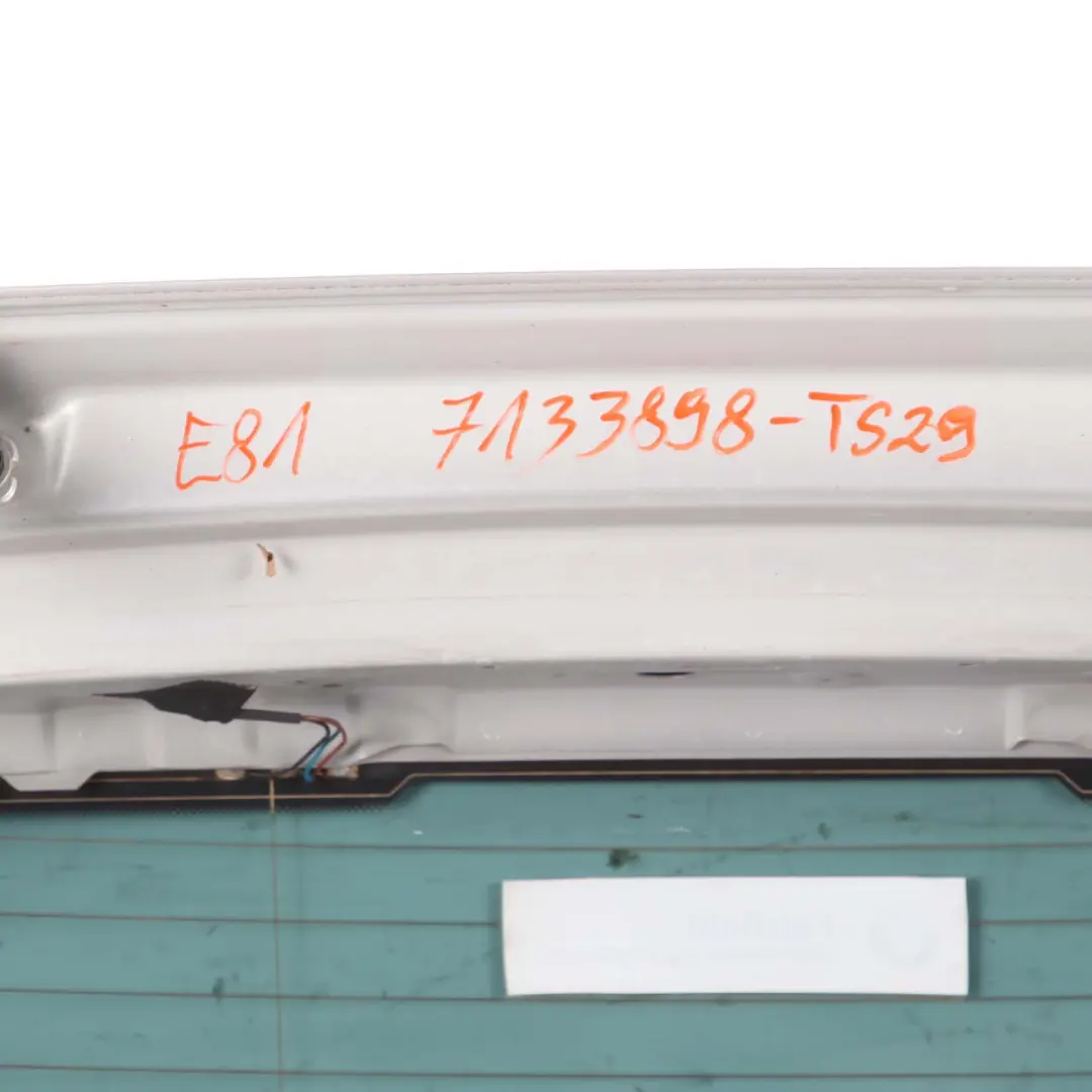Trunk Lid Tailgate Boot Lid Titansilber Titan Silver - 354 to BMW E81 E87 with Part number 7133898 BMW E81 E87 Trunk Lid Tailgate Boot Lid Titansilber Titan Silver - 354 - SKU 7133898-TS29 - Part number 7133898