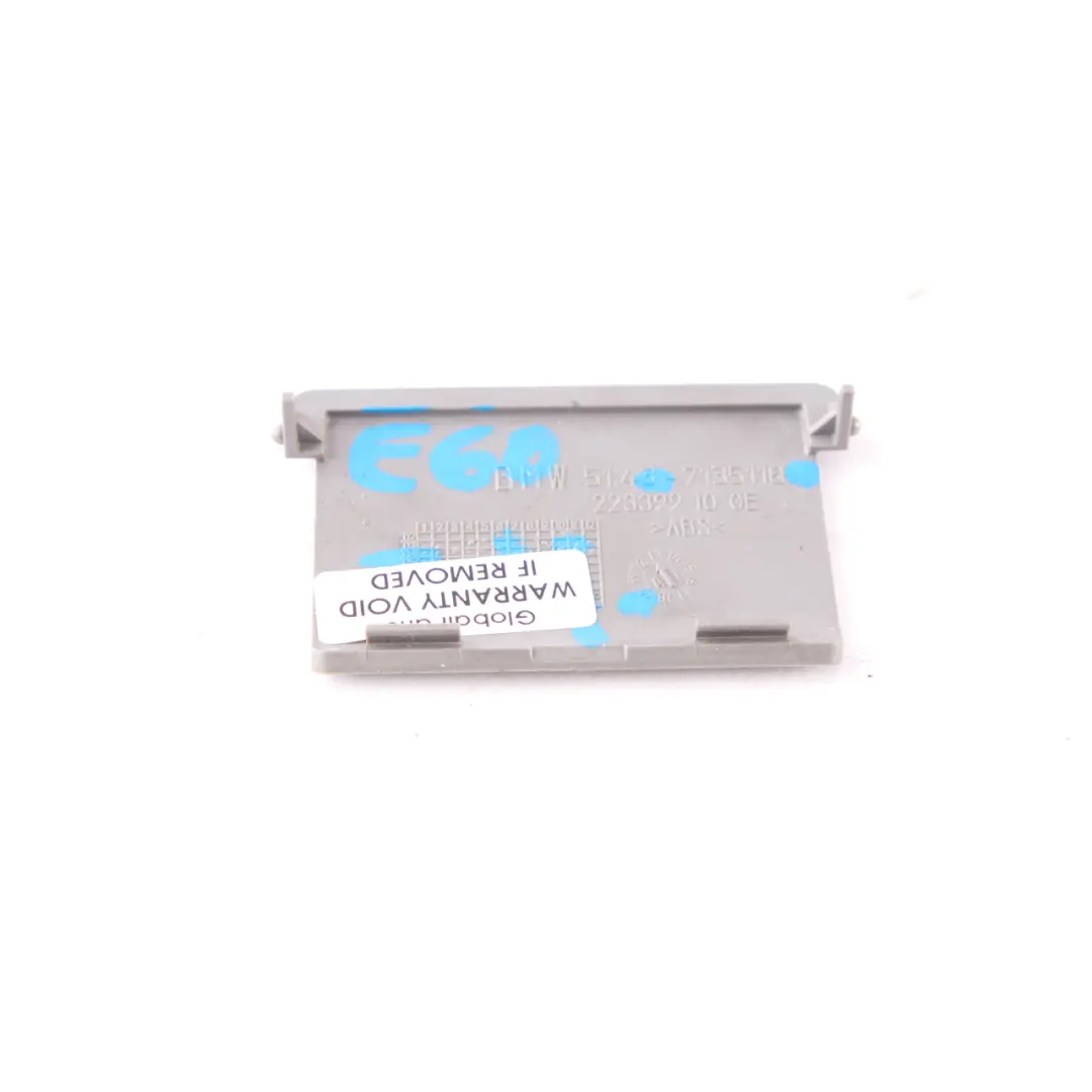 Cover Trim OBD BMW E60 E61 3 Front Right Panel Leg Room Grey - SKU 7135118-3 - Part number 7135118