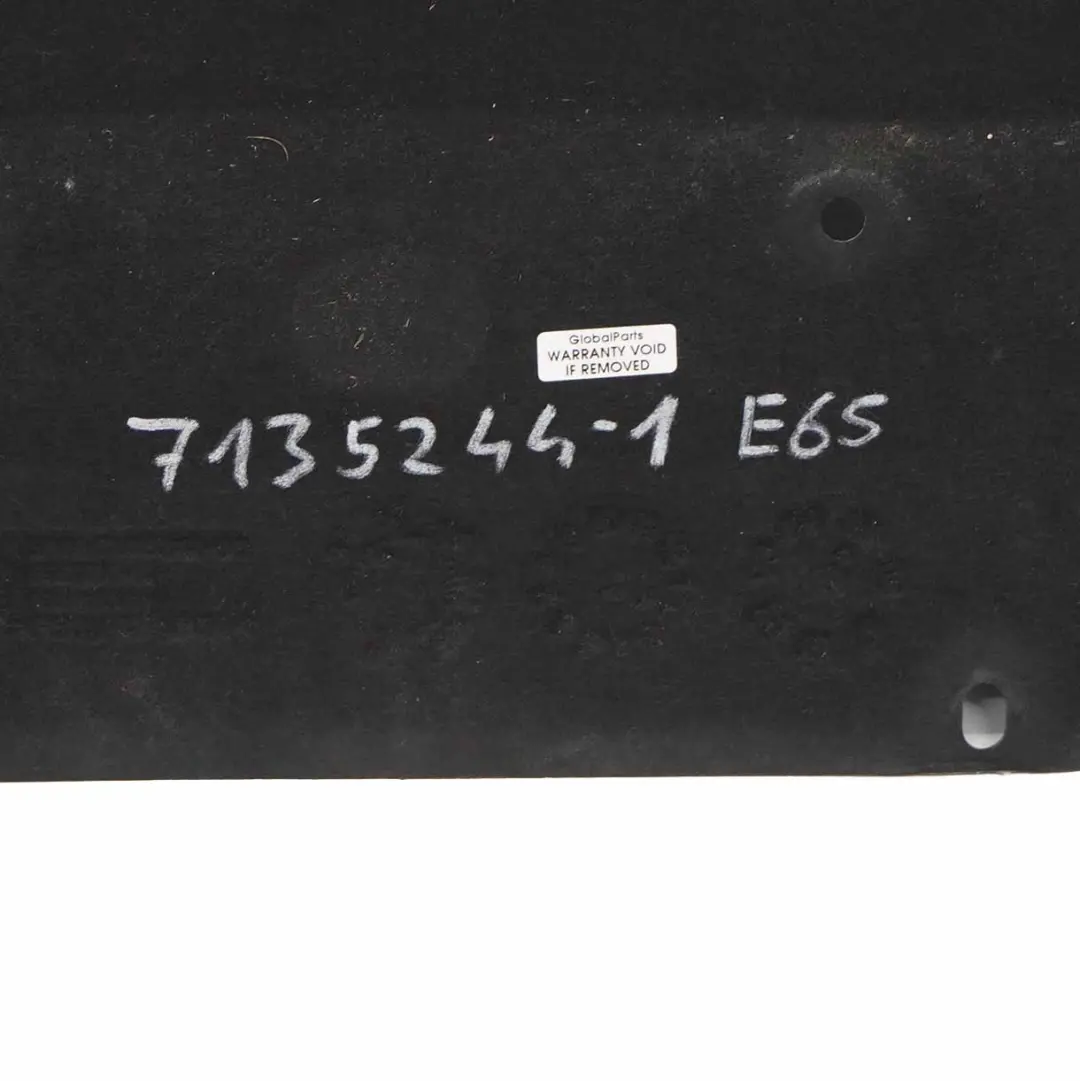  Insonorisation Moteur BMW E65 E66 Couvercle Moteur Capot Garniture Capot - SKU 7135244-1 - Numéro de pièce 7135244