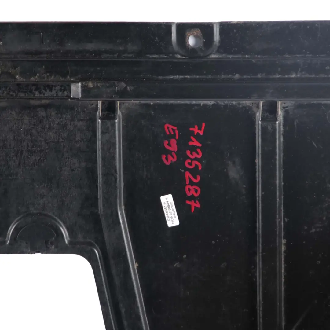 BMW E93 Underbonnet Shield Screen Convertible Engine Protection Tray - SKU 7135287 - Part number 7135287