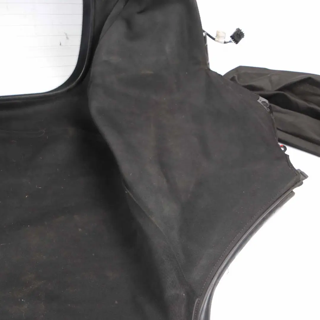 Tapa blanda Cabrio Convertible Techo Plegable Lona Negro para Mini R52 con número de pieza 7135290 Mini R52 Tapa blanda Cabrio Convertible Techo Plegable Lona Negro - SKU 7135290 - Número de pieza 7135290