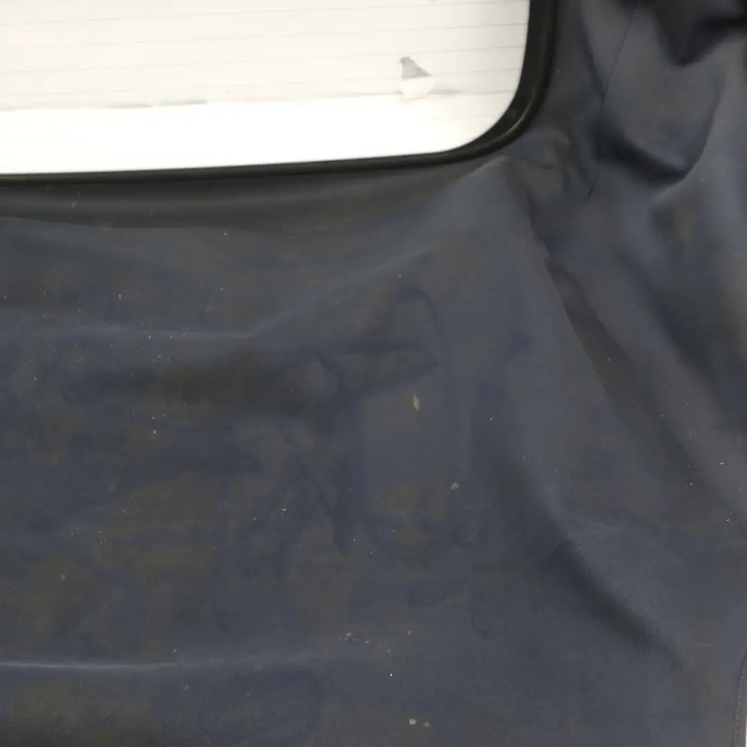 Tetto apribile Copertura morbida blu scuro per Mini Cooper One R52 Cabrio con numero di parte 7135291 Mini Cooper One R52 Cabrio Tetto apribile Copertura morbida blu scuro - SKU 7135291 - Numero di parte 7135291