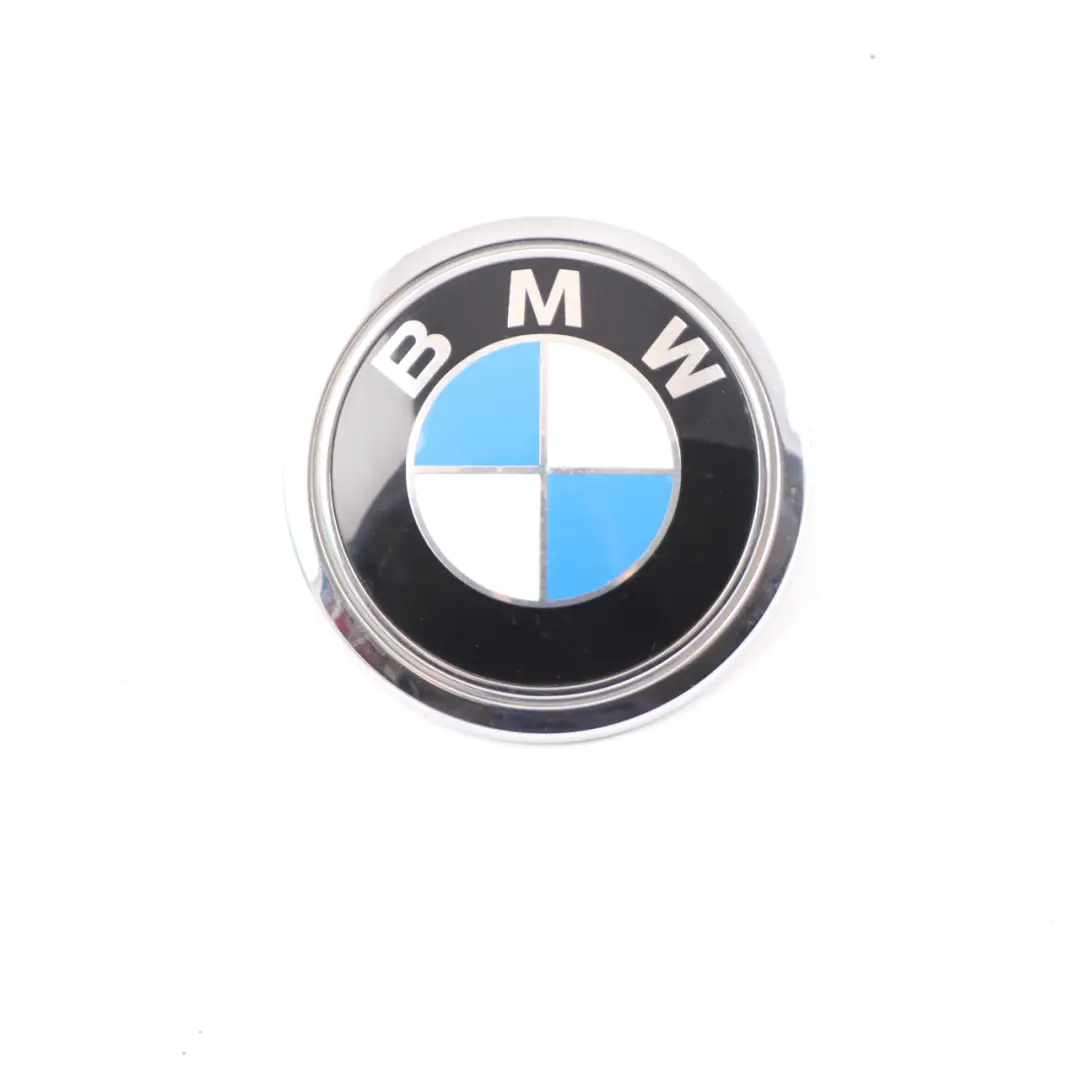 Trunk Emblem BMW E65 E66 Rear Badge Logo Plaque to with Part number 7135356 Trunk Emblem BMW E65 E66 Rear Badge Logo Plaque - SKU 7135356 - Part number 7135356