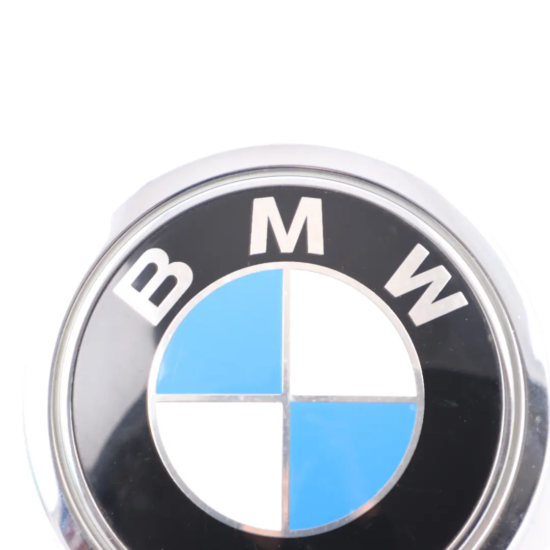 Trunk Emblem BMW E65 E66 Rear Badge Logo Plaque to with Part number 7135356 Trunk Emblem BMW E65 E66 Rear Badge Logo Plaque - SKU 7135356 - Part number 7135356