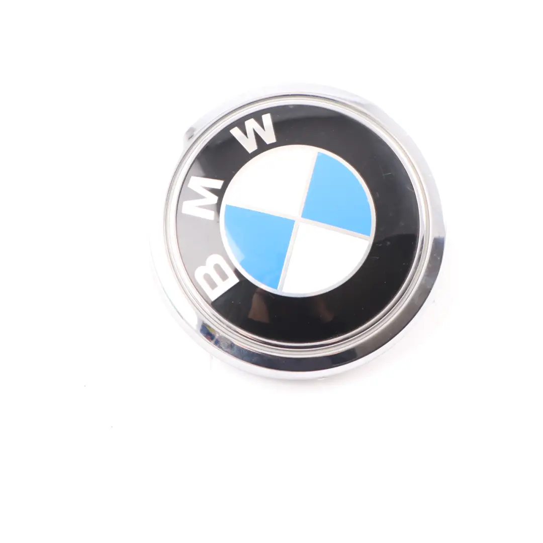 Trunk Emblem BMW E65 E66 Rear Badge Logo Plaque to with Part number 7135356 Trunk Emblem BMW E65 E66 Rear Badge Logo Plaque - SKU 7135356 - Part number 7135356