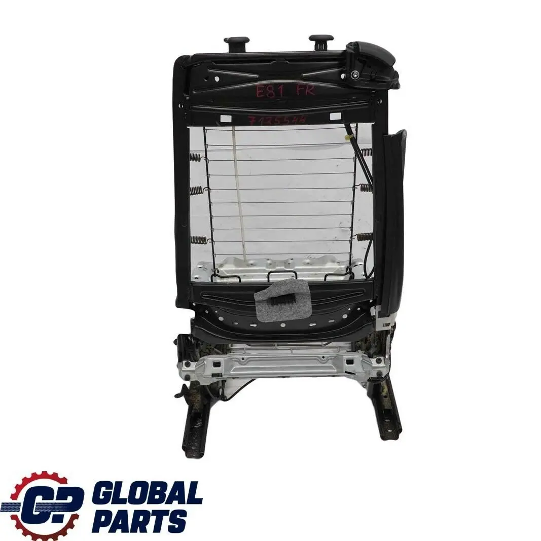 Delantero Derecho Asiento Respaldo Marco Mecanismo Portador para BMW E81 E82 E92 con número de pieza 7135544 BMW E81 E82 E92 Delantero Derecho Asiento Respaldo Marco Mecanismo Portador - SKU 7135544 - Número de pieza 7135544