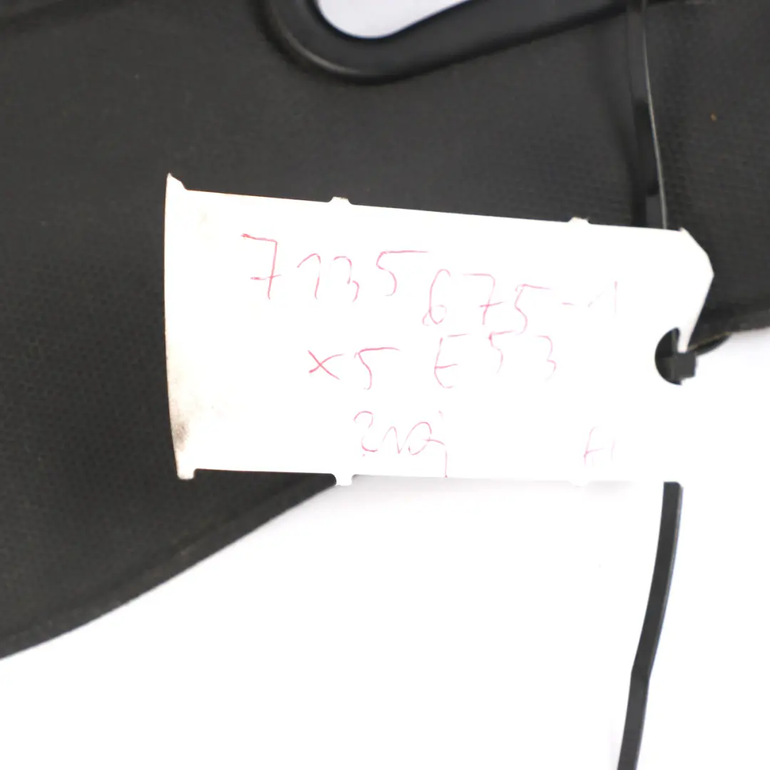 BMW X5 E53 Rear Trunk Roller Blind Parcel Shelf Load Cover Black - SKU 7135675-1 - Part number 7135675