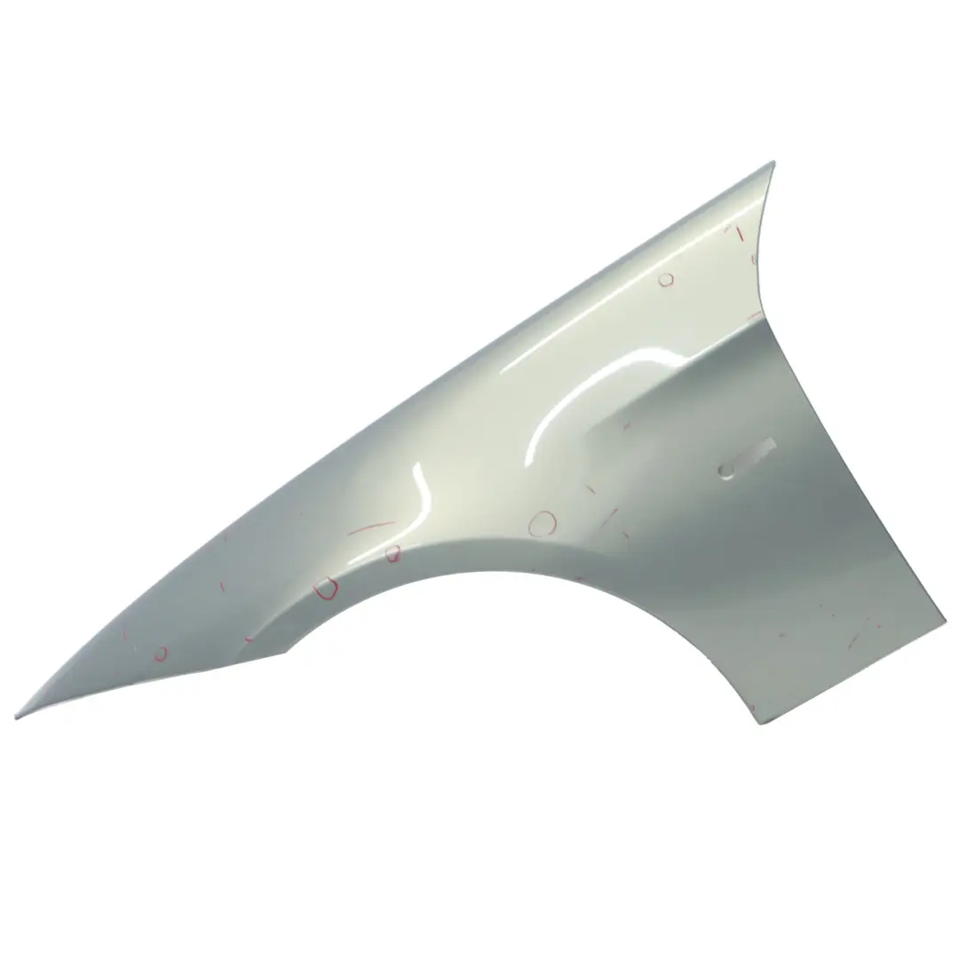 Błotnik Lewy Przedni Skrzydło Arktis Metallic - A34 do BMW E90 E91 o numerze 7135679 BMW E90 E91 Błotnik Lewy Przedni Skrzydło Arktis Metallic - A34 - SKU 7135679-AM2 - Numer Części 7135679