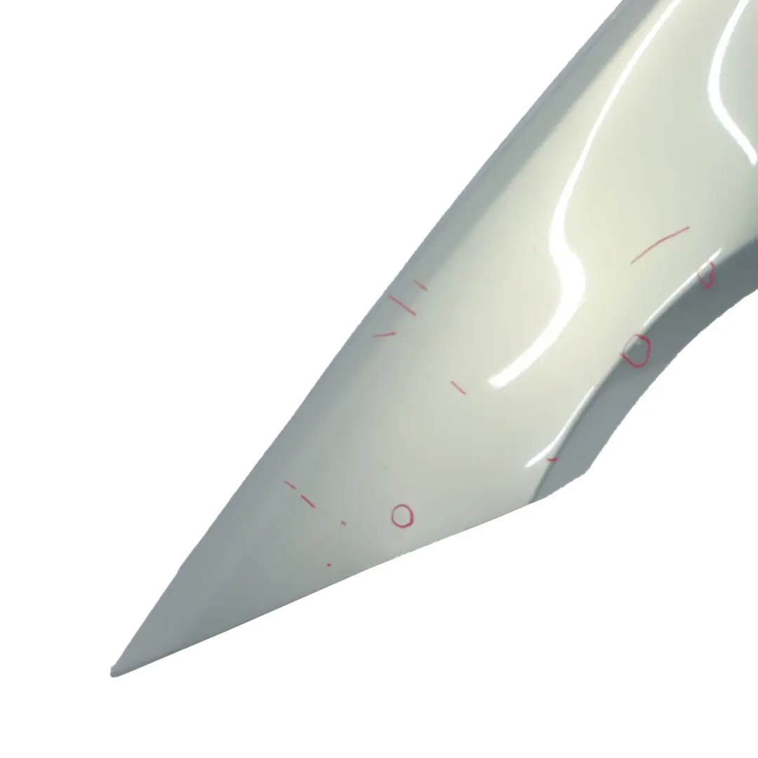 Side Panel Fender Wing Front Left N/S Arktis Arctic Metallic - A34 to BMW E90 E91 with Part number 7135679 BMW E90 E91 Side Panel Fender Wing Front Left N/S Arktis Arctic Metallic - A34 - SKU 7135679-AM2 - Part number 7135679